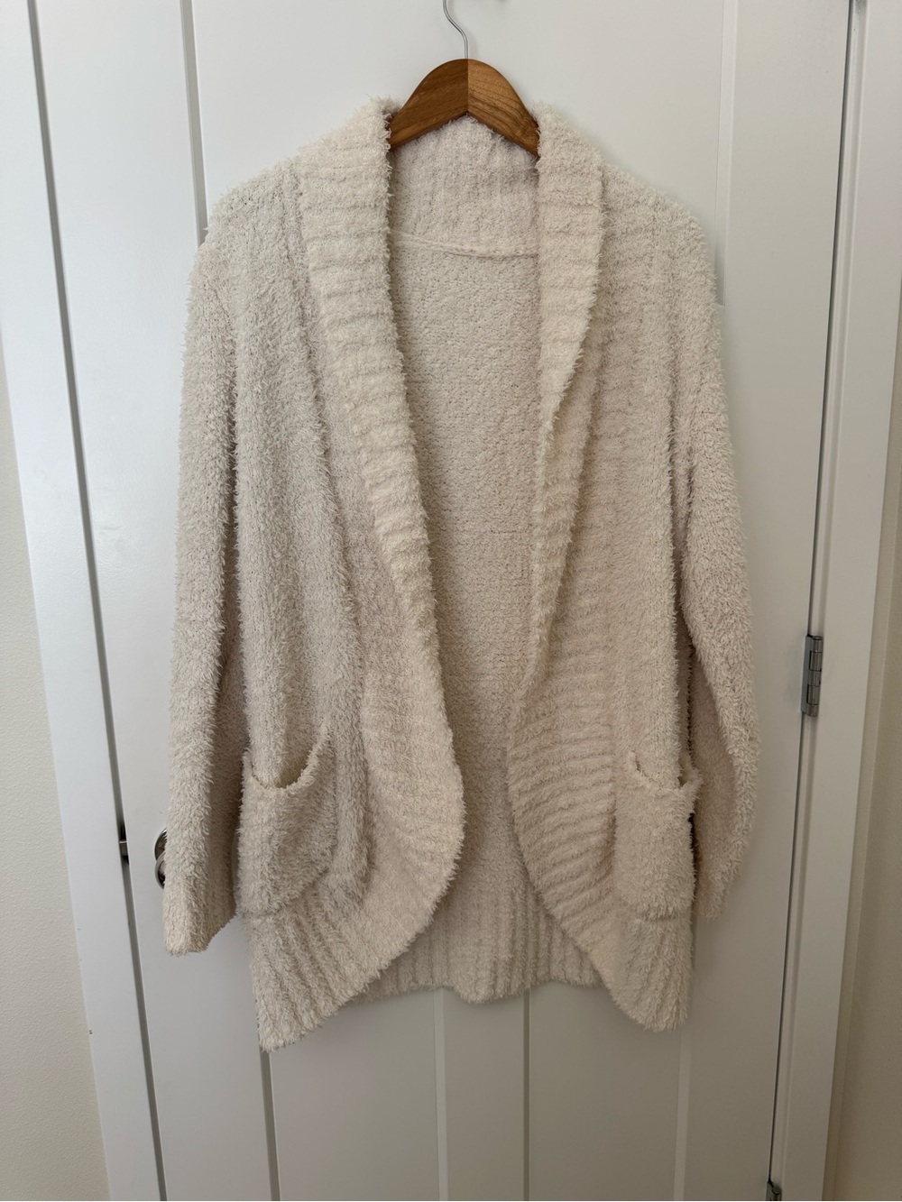Honeydew Intimates Cozy Cream Plush Open-Front Cardigan